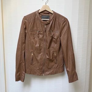 Cavalini Brown Faux Leather Jacket